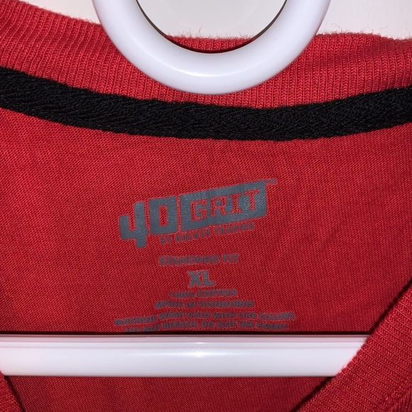 40 Grit Red Work Shirt - Picture 2 of 4